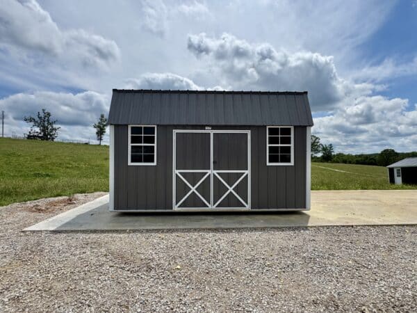 10×16 Highwall Lofted Barn (Your Accumulation Cache)