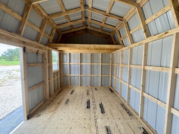 10×16 Highwall Lofted Barn (Your Accumulation Cache)