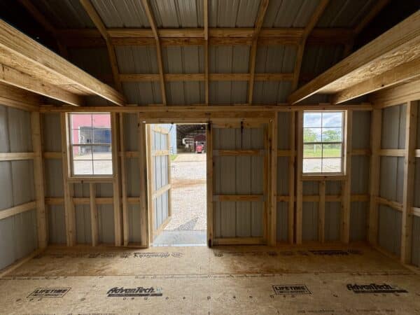 10×16 Highwall Lofted Barn (Your Accumulation Cache)