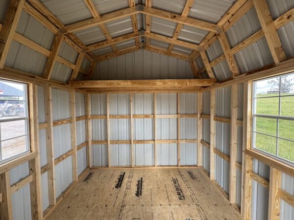 10×12 Highwall Lofted Barn (Your Accumulation Cache)