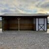 10×24 Animal Shelter With A 6ft Tack Room (built Strong)